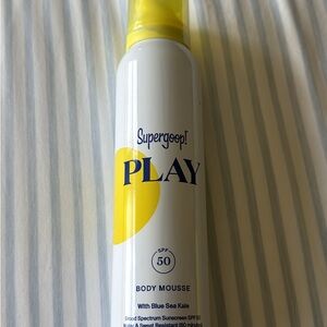Supergoop! PLAY Body Mousse SPF 50 - White, Yellow & Blue
